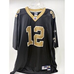 Reebok Authentic Saints Colston #12 Jersey Mens 2XL Black On Field